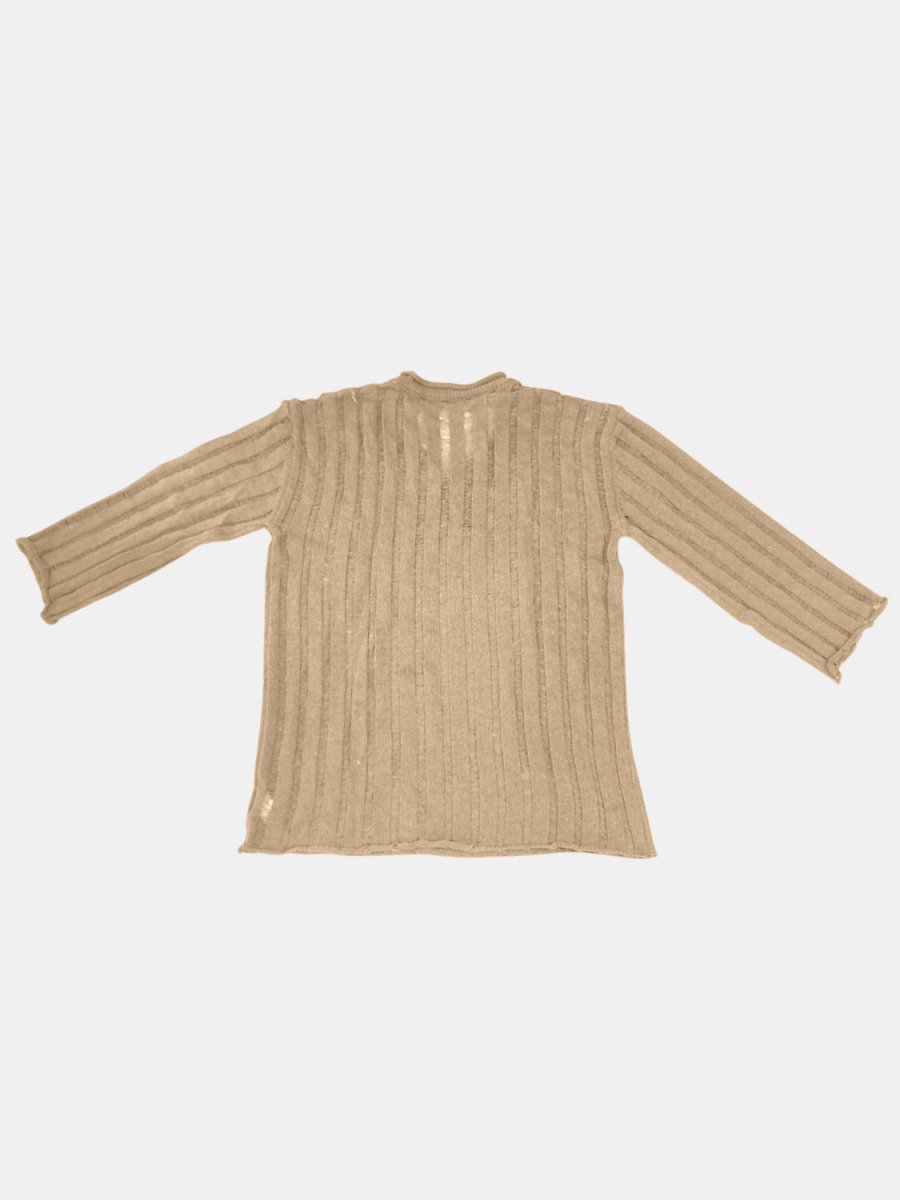 V - Neck Long Sleeve Sweater - S. M. & Co.