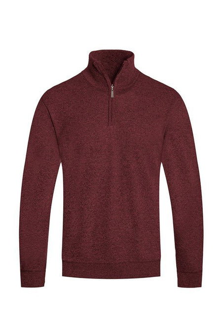 Weiv Mens Knit Quarter Zip Sweater - S. M. & Co.