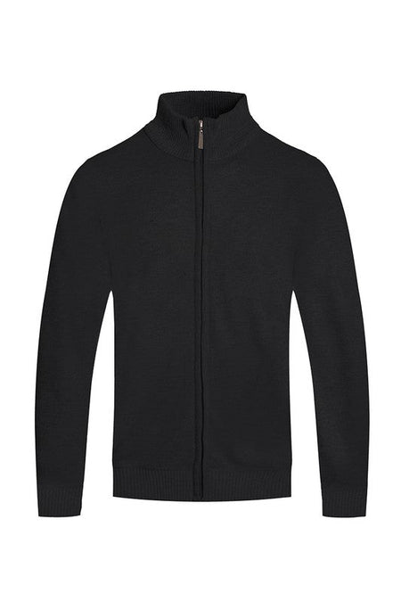 Weiv Mens Solid Full Zip Sweater - S. M. & Co.