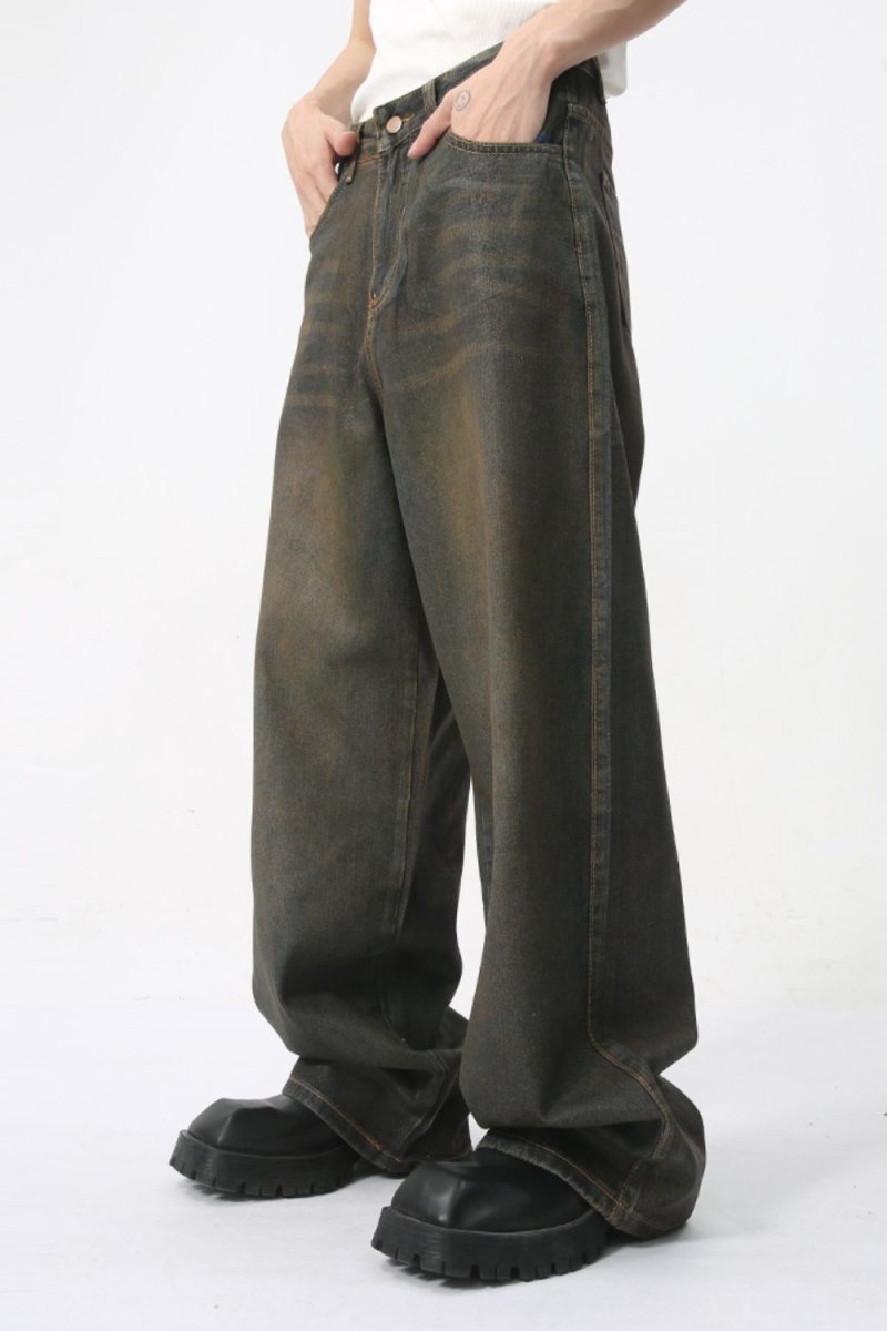 Wide Leg Men's Jeans with Pockets - S. M. & Co.