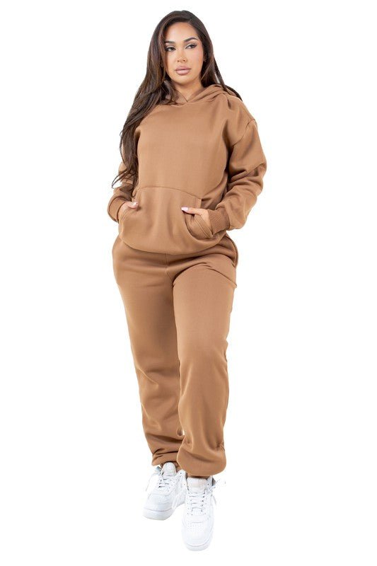 WOMEN FASHION SWEARSUIT TWO PIECE PANT SET - S. M. & Co.