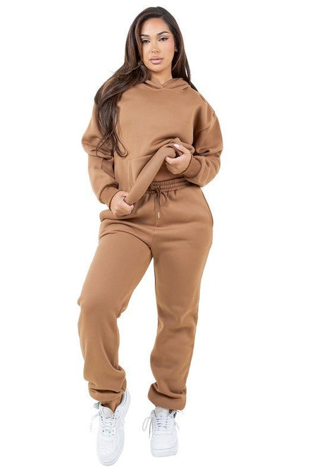 WOMEN FASHION SWEARSUIT TWO PIECE PANT SET - S. M. & Co.