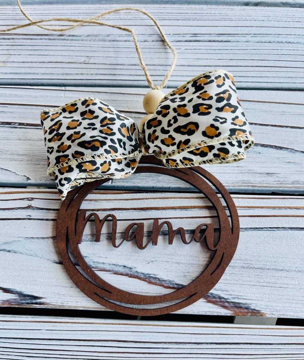 Wood Mama Bag Tag/Car Charm - S. M. & Co.