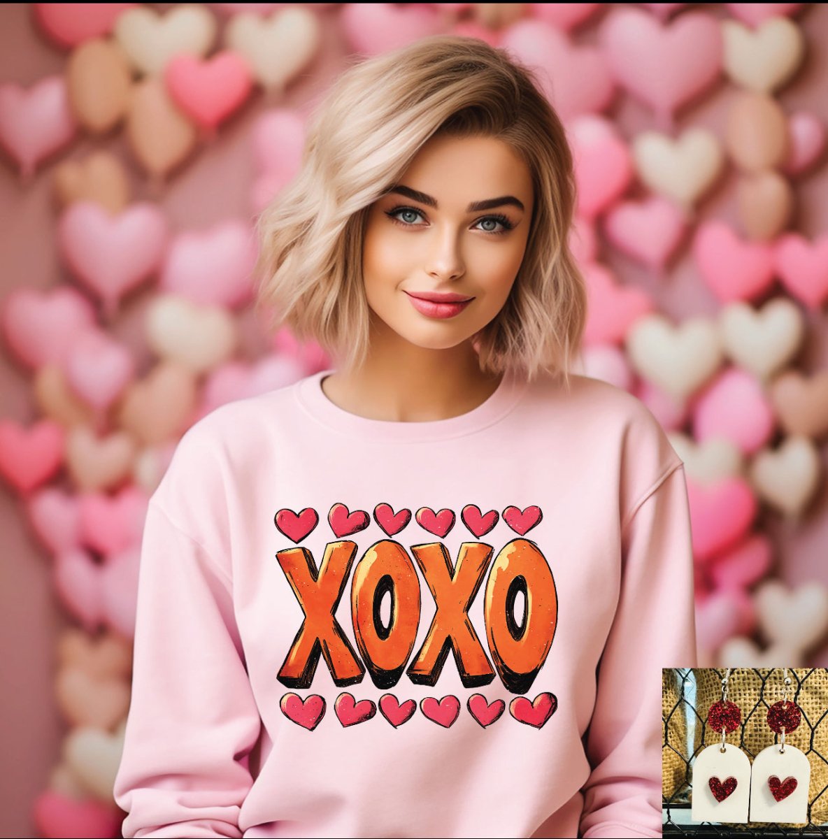 XOXO on Light Pink - S. M. & Co.
