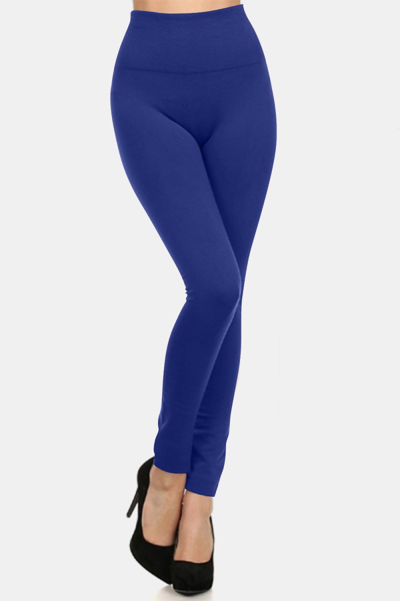 Yelete Seamless High Waist Fleece Leggings - S. M. & Co.