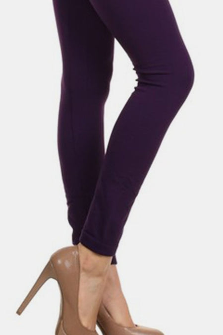 Yelete Seamless High Waist Fleece Leggings - S. M. & Co.