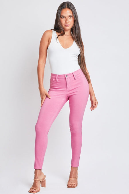 YMI Jeanswear Full Size Hyperstretch Mid-Rise Skinny Pants - AnAs Market