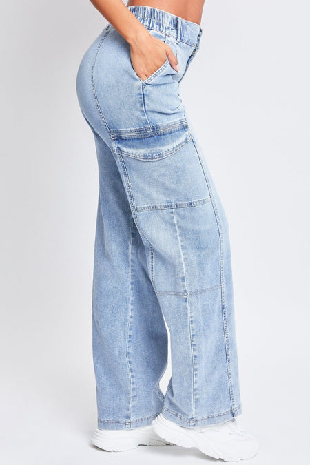 YMI Jeanswear High-Rise Straight Cargo Jeans - AnAs Market