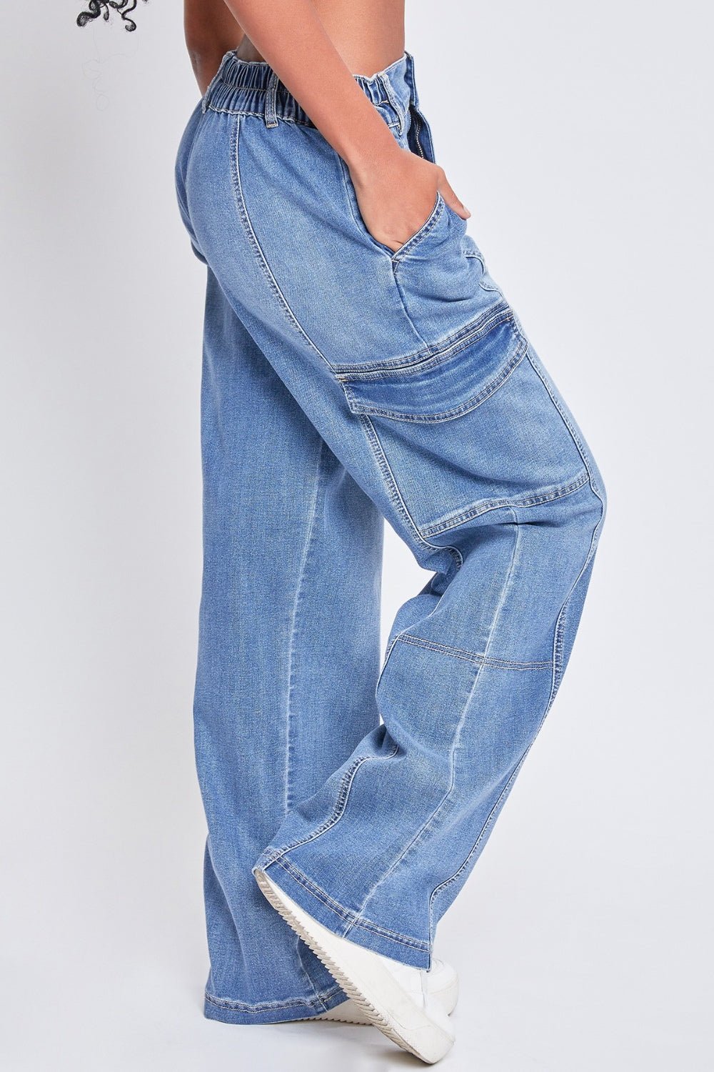 YMI Jeanswear High-Rise Straight Cargo Jeans - AnAs Market