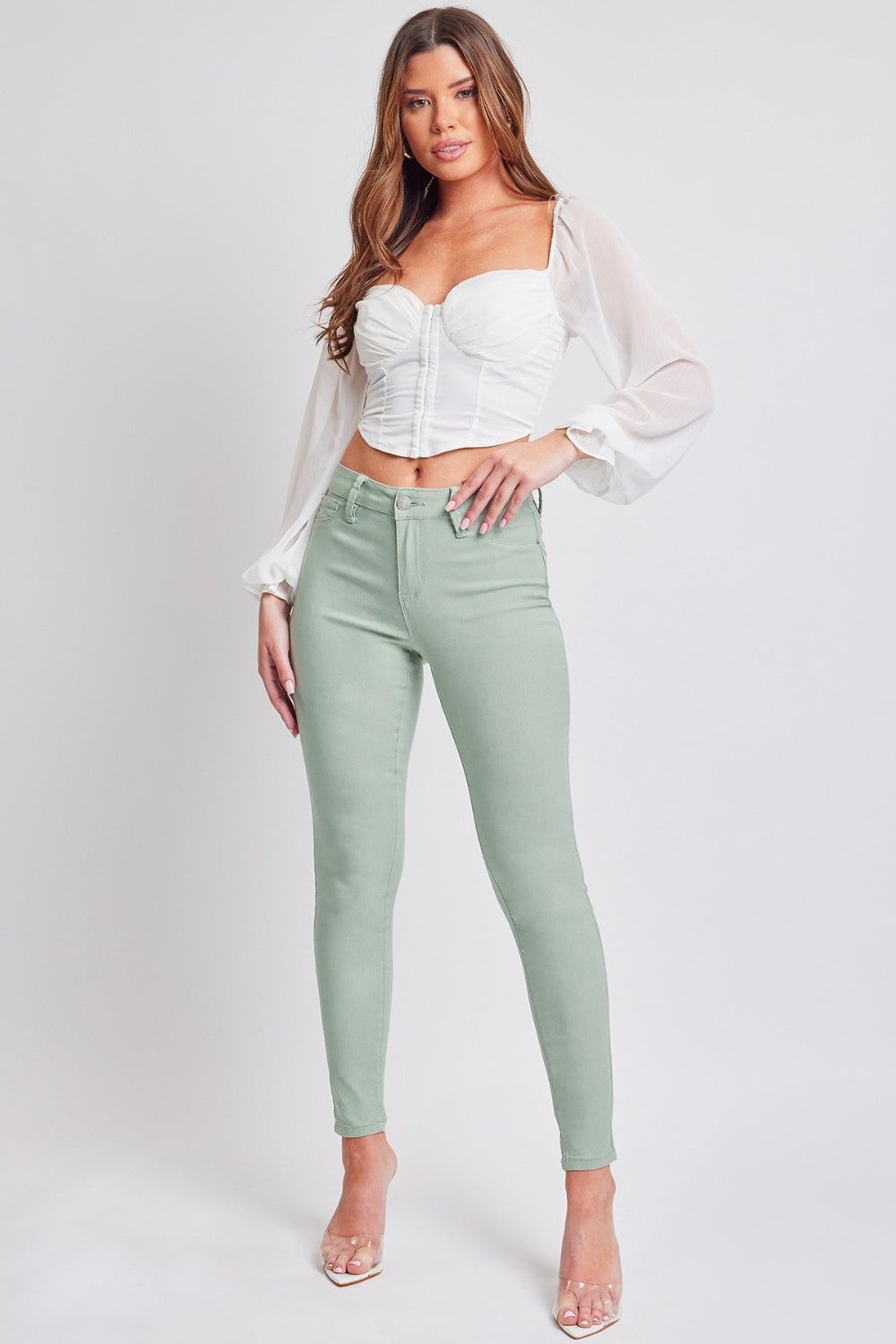 YMI Jeanswear Hyperstretch Mid-Rise Skinny Jeans - AnAs Market