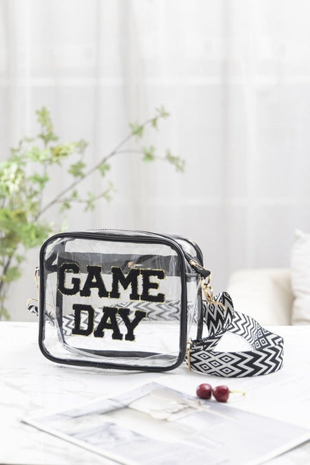 Zenana GAME DAY Stadium Approved Transparent Crossbody Bag - S. M. & Co.