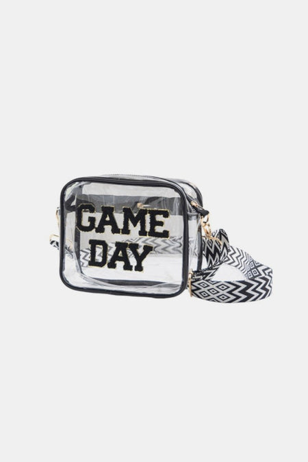 Zenana GAME DAY Stadium Approved Transparent Crossbody Bag - S. M. & Co.