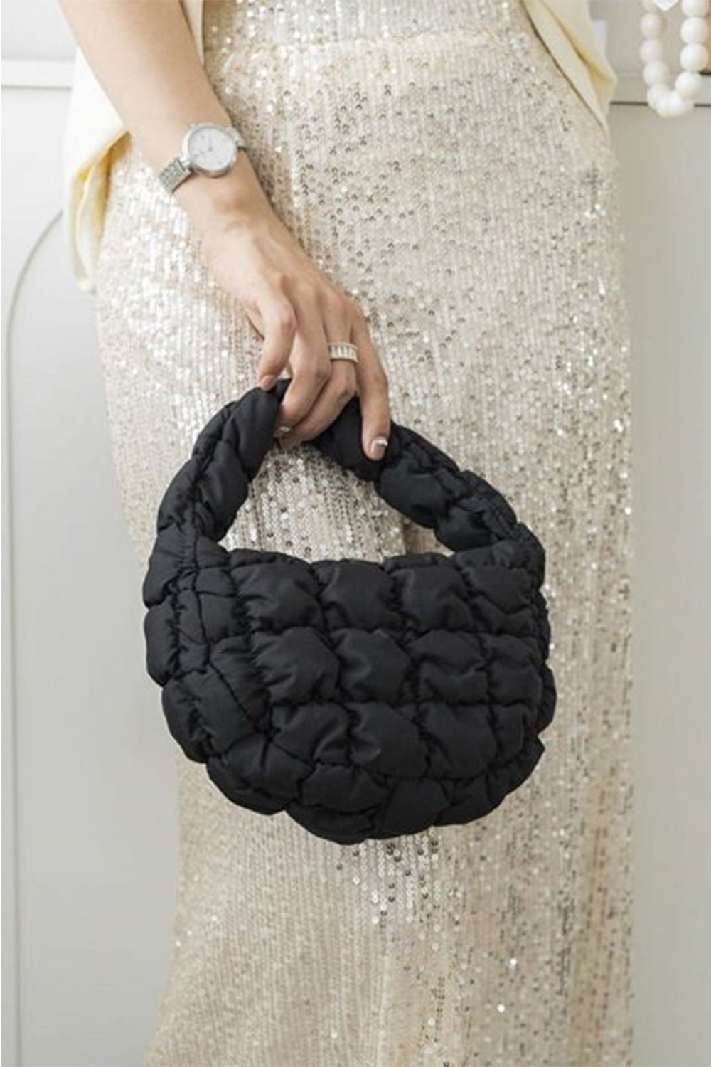 Zenana Quilted Micro Puffy Handbag - AnAs Market