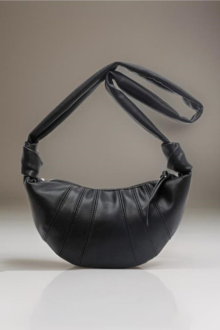 Zenana Vegan Leather Croissant Crossbody Bag - S. M. & Co.