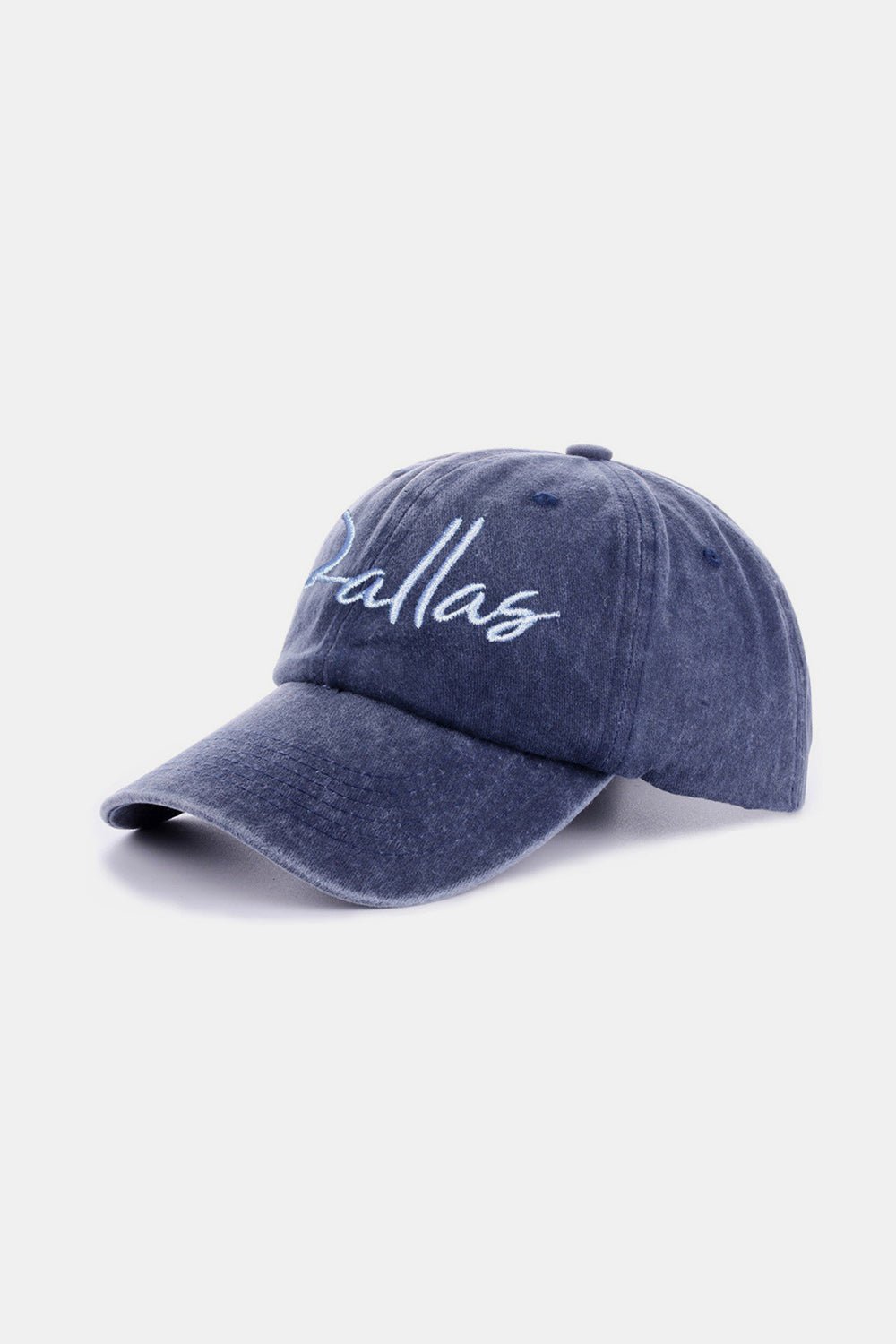 Zenana Washed DALLAS Embroidered Baseball Cap - S. M. & Co.