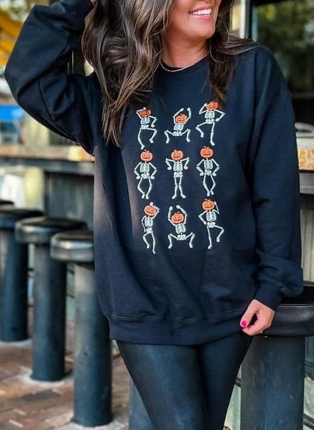 Dancing Pumpkins Gildan soft style - S. M. & Co. Sweatshirt