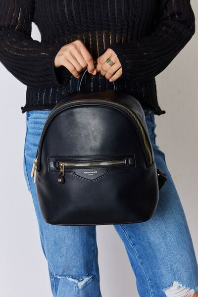 David Jones PU Leather Backpack - S. M. & Co. Backpack