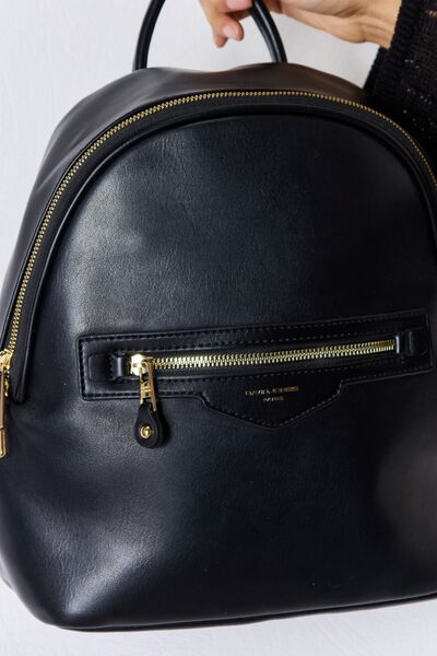 David Jones PU Leather Backpack - S. M. & Co. Backpack