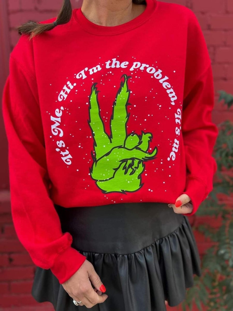 Its me I'm the problem Grinch Tee - AnAs Market Women's Apparel