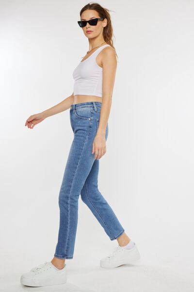 Kancan Full Size Cat's Whiskers High Waist Jeans - S. M. & Co. Denim Jeans