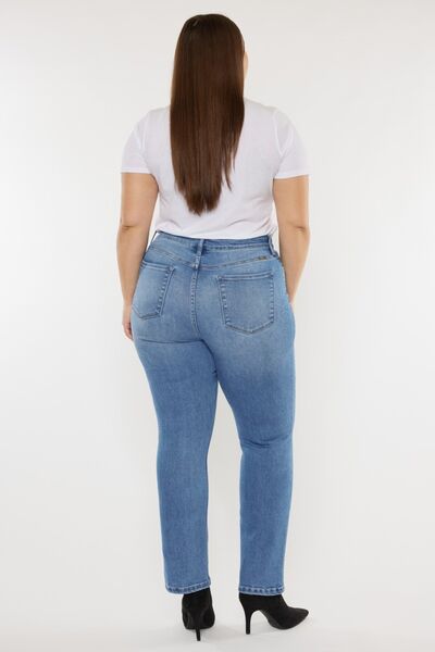 Kancan Full Size Cat's Whiskers High Waist Jeans - S. M. & Co. Denim Jeans