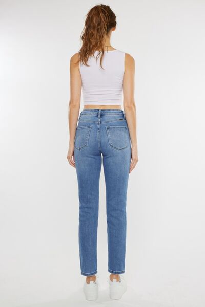 Kancan Full Size Cat's Whiskers High Waist Jeans - S. M. & Co. Denim Jeans