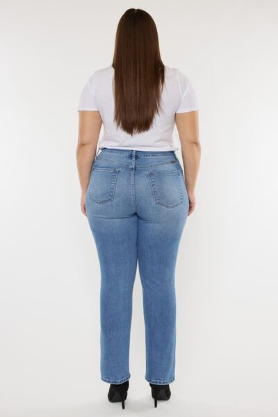 Kancan Full Size Cat's Whiskers High Waist Jeans - S. M. & Co. Denim Jeans