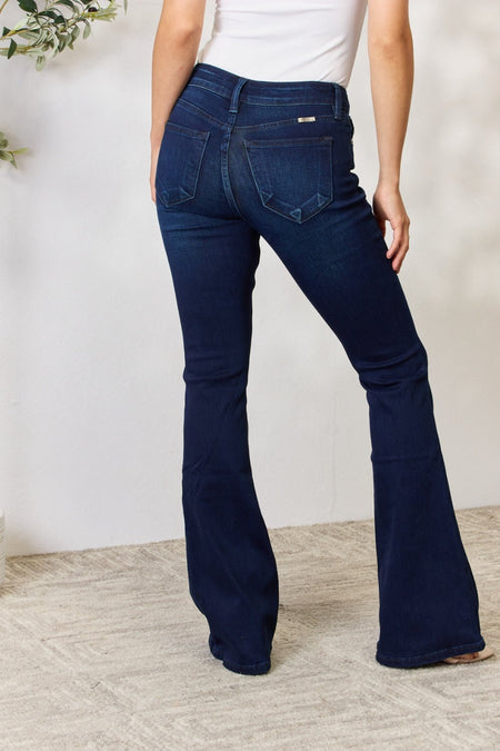 Kancan Full Size Mid Rise Flare Jeans - AnAs Market