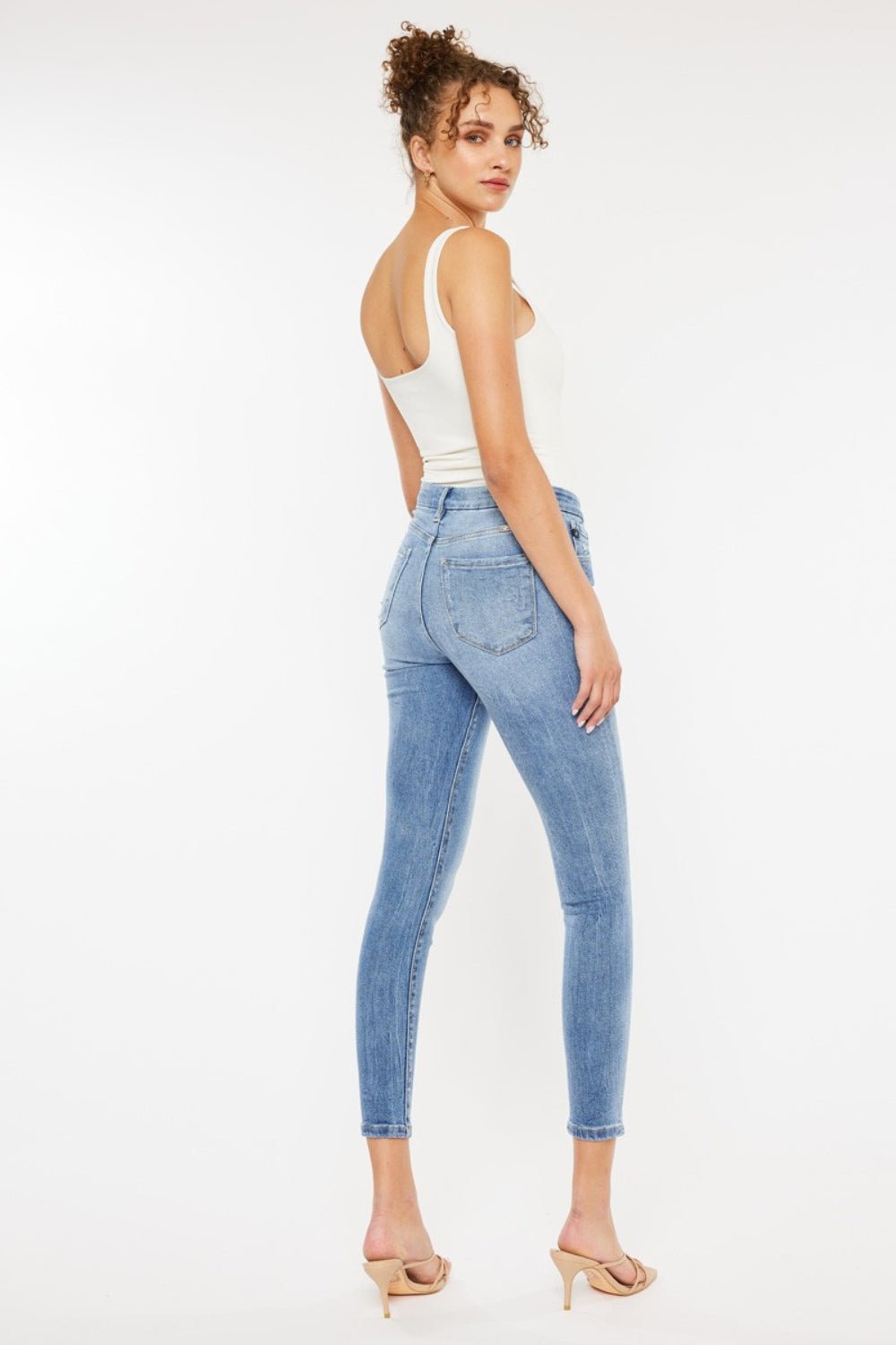 Kancan High Waist Cat's Whiskers Skinny Jeans - AnAs Market