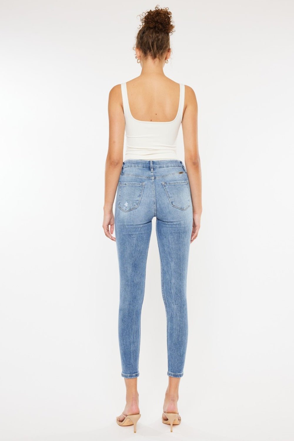 Kancan High Waist Cat's Whiskers Skinny Jeans - AnAs Market