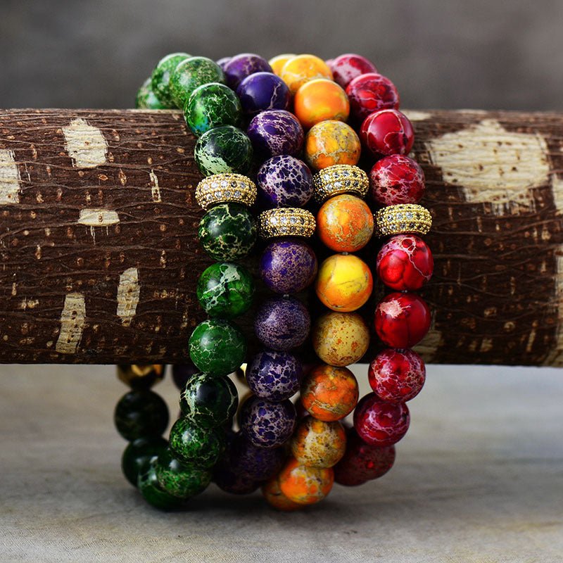 Natural Stone Beaded Bracelet - AnAs Market