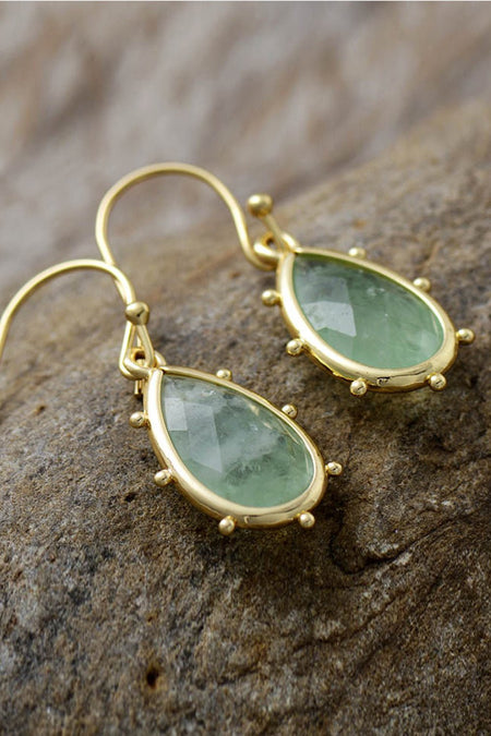 Natural Stone Teardrop Earrings - AnAs Market