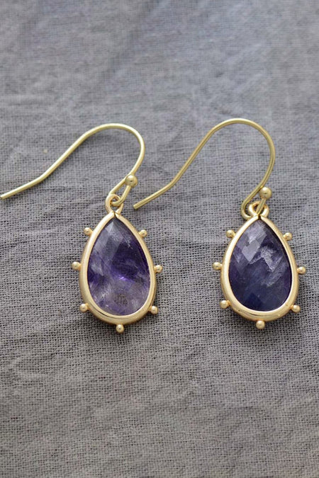 Natural Stone Teardrop Earrings - AnAs Market