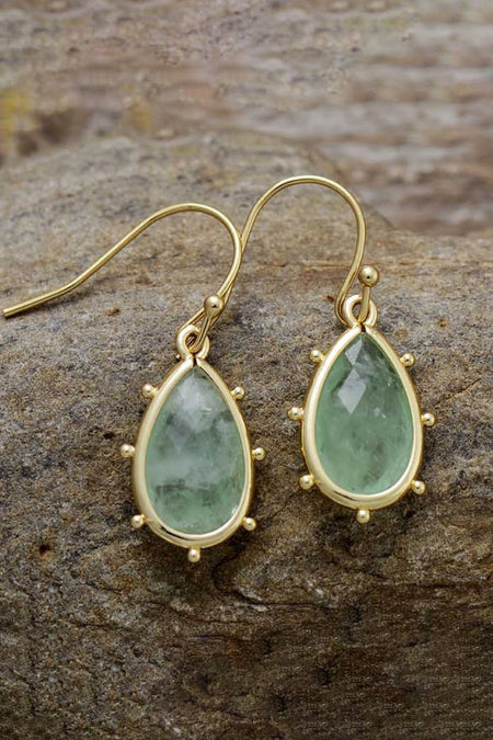 Natural Stone Teardrop Earrings - AnAs Market