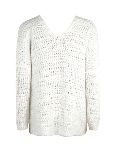 Angel Wings Single Shoulder Long Sleeve Sweater - S. M. & Co. Shoulder Sweater